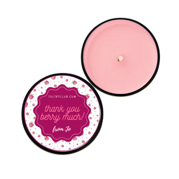 Thank You Berry Much! Gift Candle - Picture 1 of 3